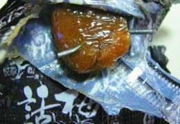 悦家食品话梅糖里藏2厘米铁丝